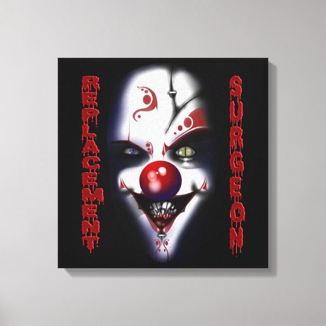 Toile Chirurgien de remplacement - Clown malin (Recto)