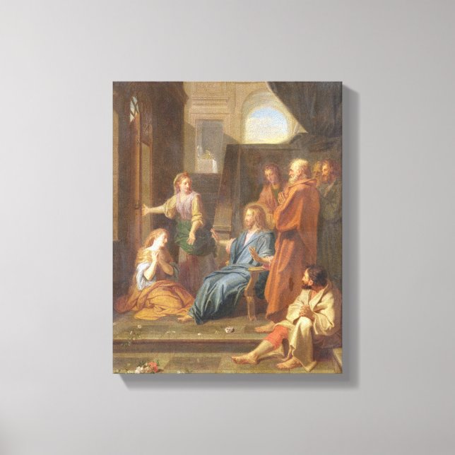 Toile Christ dans la Maison de Martha et Marie (Recto)