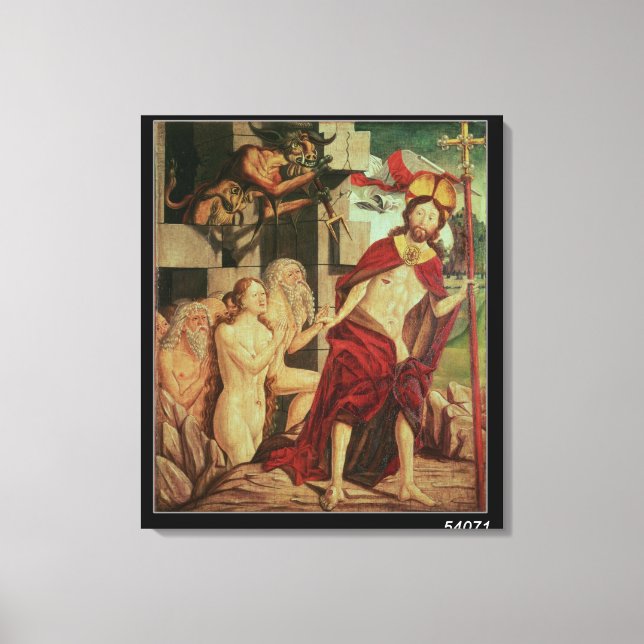 Toile Christ en enfer (Recto)