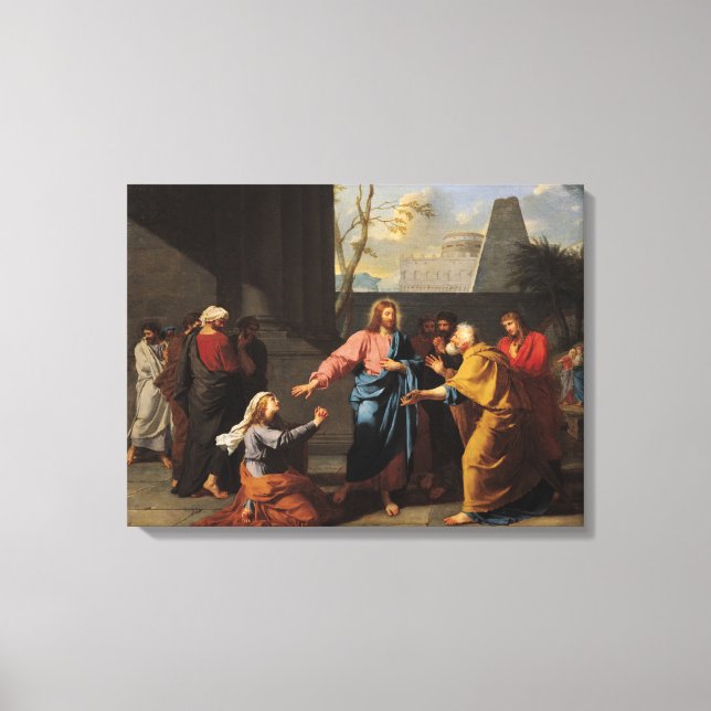 Toile Christ et la femme cananite, 1783-1784 (Recto)