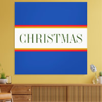 CHRISTMAS Texte Festif Alpine Bleu Bleu Blancs