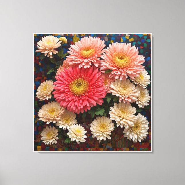 Toile chrysanthème (Recto)