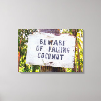 Toile CHUTE DE COCONUTS 16x24