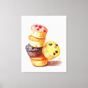 Toile Chute de la tour Muffin