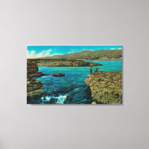 Toile Chutes Celilo sur le fleuve Columbia