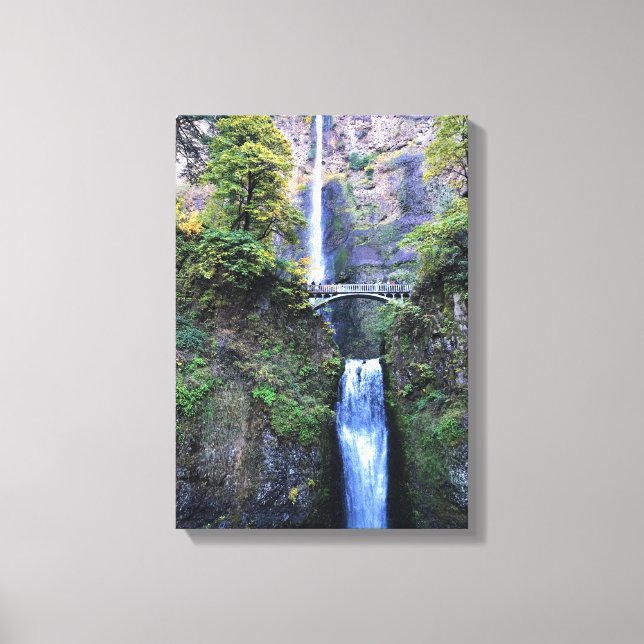 Toile Chutes de Multnomah, Oregon (Recto)