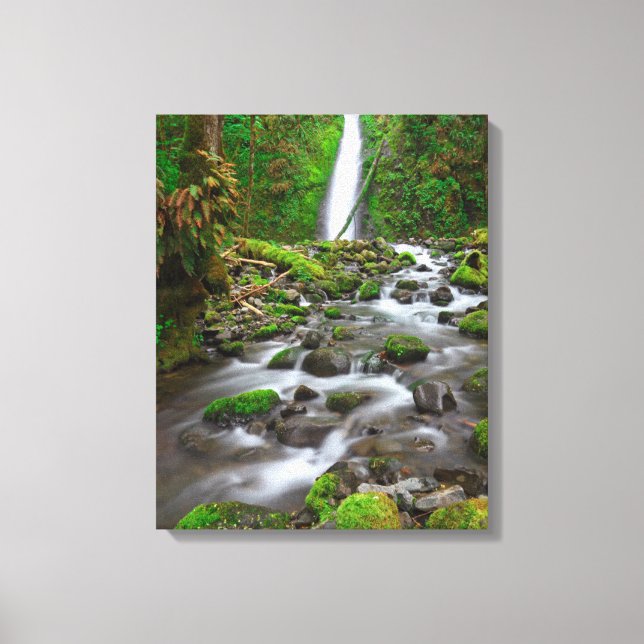 Toile Chutes du ruisseau Ruckel, Columbia River Gorge Or (Recto)