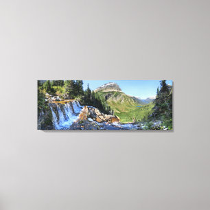 Toile Chutes Paiota - Parc national des Glaciers
