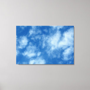 Toile Ciel bleu partiellement nuageux Photo sur les toil