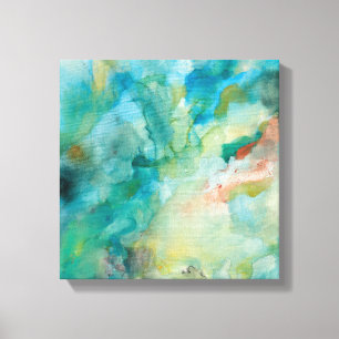 Toile Ciel bleu   turquoise interstellaire