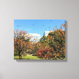 Toile Ciel d'automne nostalgique