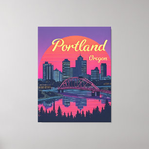 Toile Ciel de Portland Oregon