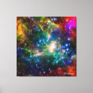 Toile Cieux Magiques Un Voyage d'Art Fantastique Art Mur