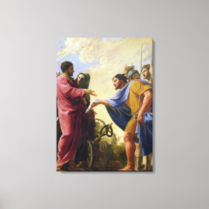 Toile Cincinnatus retournant à sa charrue