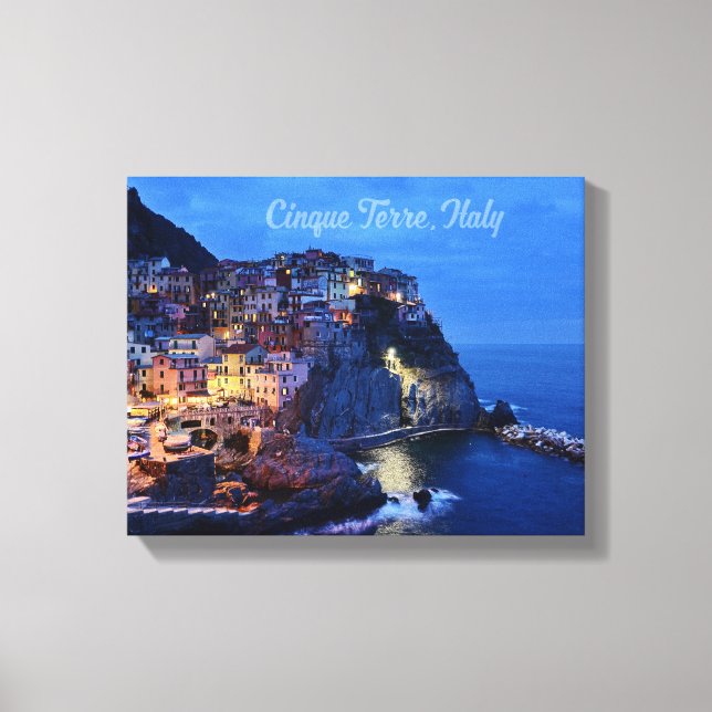 Toile Cinque Terre, Italie 14" x 11", 1,5", simple (Recto)
