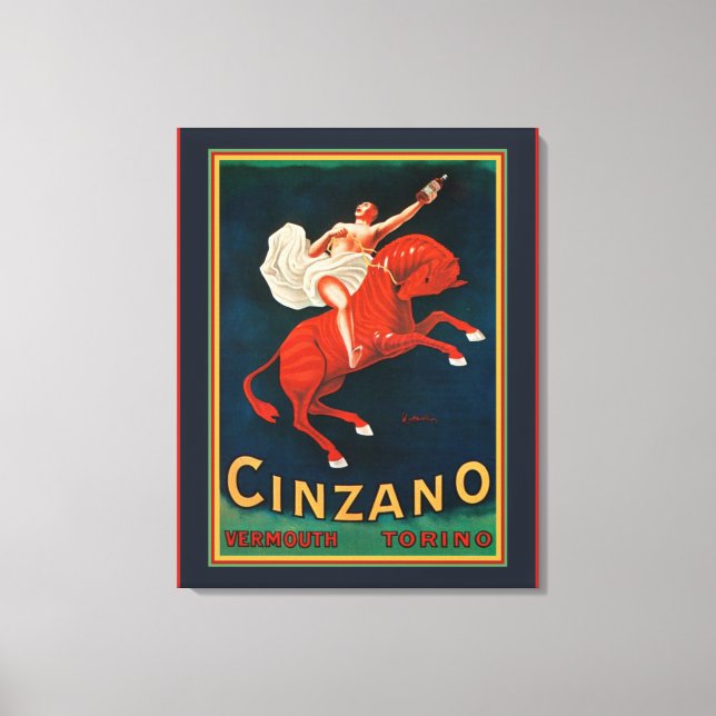 Toile "Cinzano Vermouth Torino" (Recto)