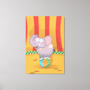 Toile Circus Elephant