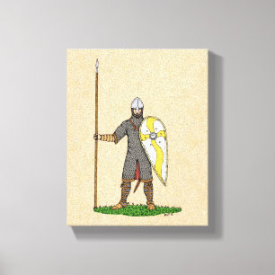 Toile Cirque médiévale Norman Knight 1066