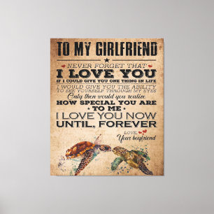 Toile Citation d'amour pour amie   Jovely Couple Cadeau