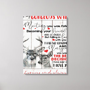 Toile Citation D'Amour Pour L'Anniversaire De La Femme, 