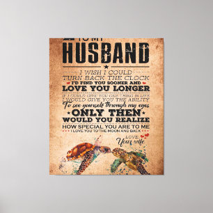 Toile Citation D'Amour Pour L'Idée Cadeau Du Mari, Anniv