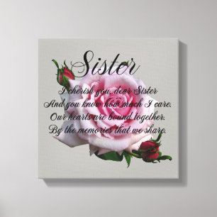 TOILE CITATION DE SOEUR