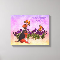 Citation de vie Inspirationnelle beagle