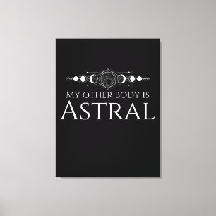Toile Citation drôle de projet astral