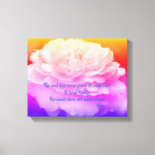 Toile Citation Inspirante Soul Et Mind Rumi