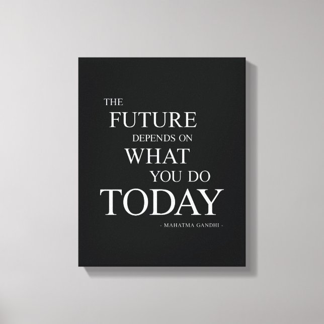 Toile Citation Motivationnelle Inspirationnelle (Recto)