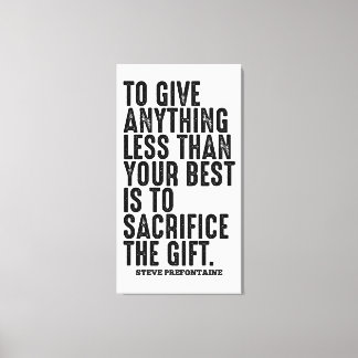Toile Citation Steve Prefontaine