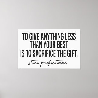 Toile Citation Steve Prefontaine