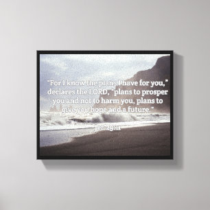 Toile Citations de Dieu : 29:11 de Jer-- Le "plan de