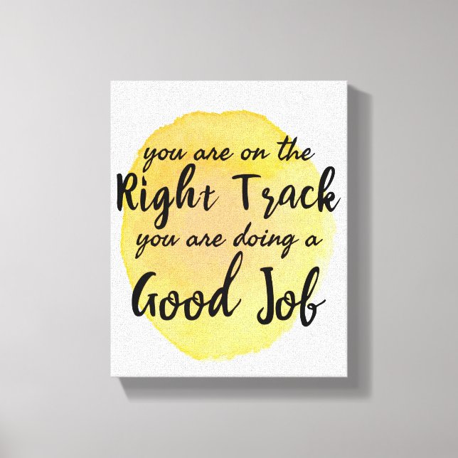 Toile citations de motivation pour l'autosoin (Recto)