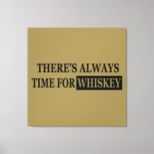 Toile Citations drôles de whisky à boire