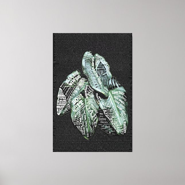 Toile Citations Inspiration Motivational LIFE (Recto)