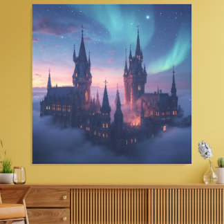 Toile Cité Nuageuse de Lumière