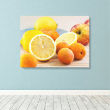 Citron avec abricots et pommes Photographie culina