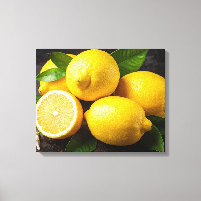 Toile citrons (Recto)