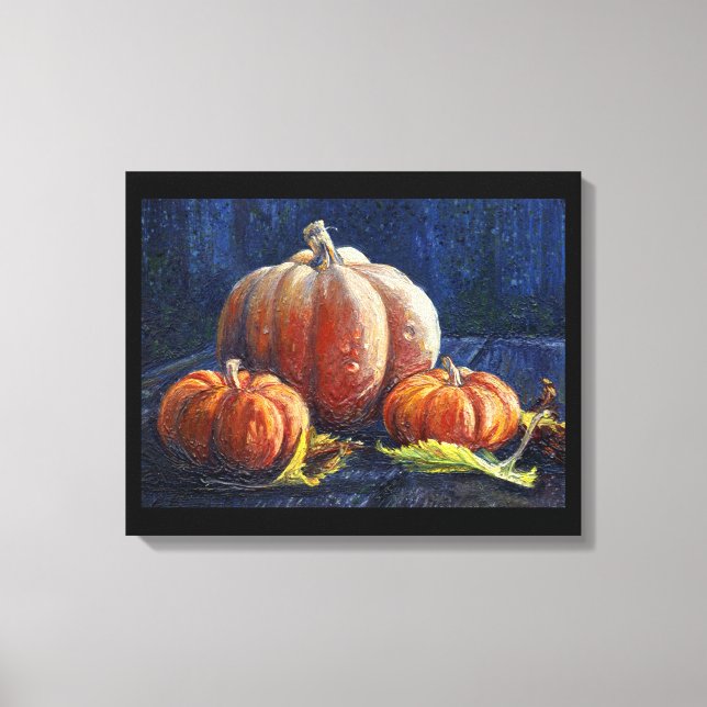 Toile "citrouilles" (Recto)