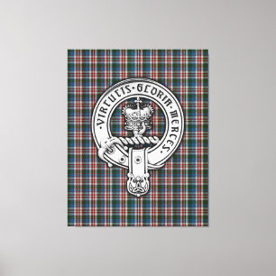 Toile Clan Donnachaidh (Robertson) Crest & Dress Tartan