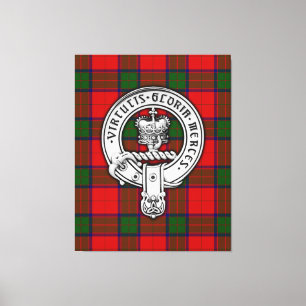 Toile Clan Donnachaidh (Robertson) Crest & Tartan