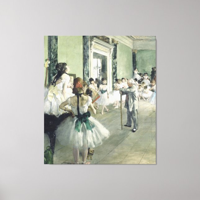 Toile Classe de ballet Edgar Degas (Recto)