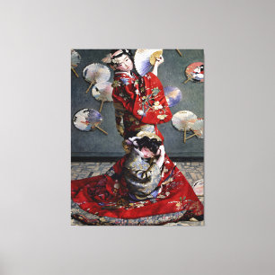 Toile Claude Monet Camille Monet En Costume Japonais