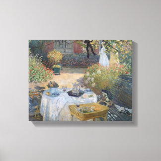 Toile Claude Monet | Déjeuner : Le jardin de Monet Argen