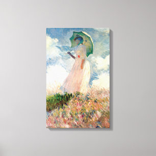 Toile Claude Monet – Essai de figure en plein-air – 1886