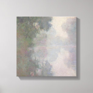 Toile Claude Monet   la Seine chez Giverny, brumes de