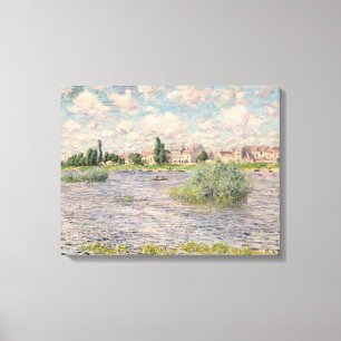 Toile Claude Monet la Seine chez Lavacourt