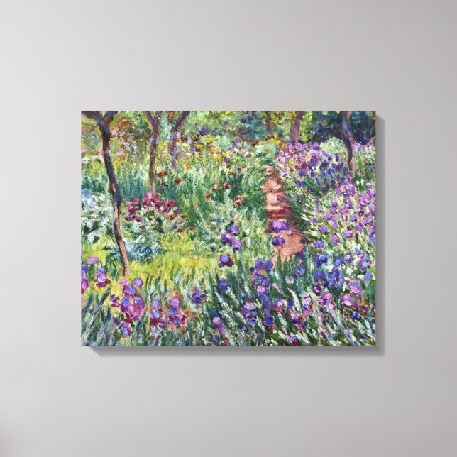 Toile Claude Monet - Le jardin de l'artiste à Giverny (Recto)