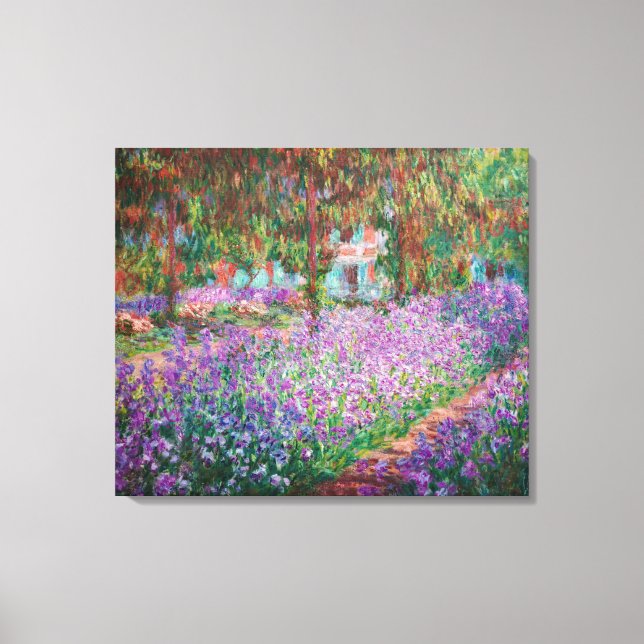 Toile Claude Monet - Le jardin de l'artiste à Giverny (Recto)